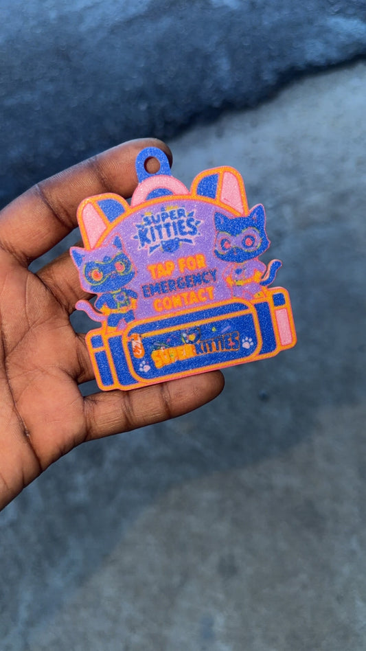 Emergency Tap Backpack Keychain
