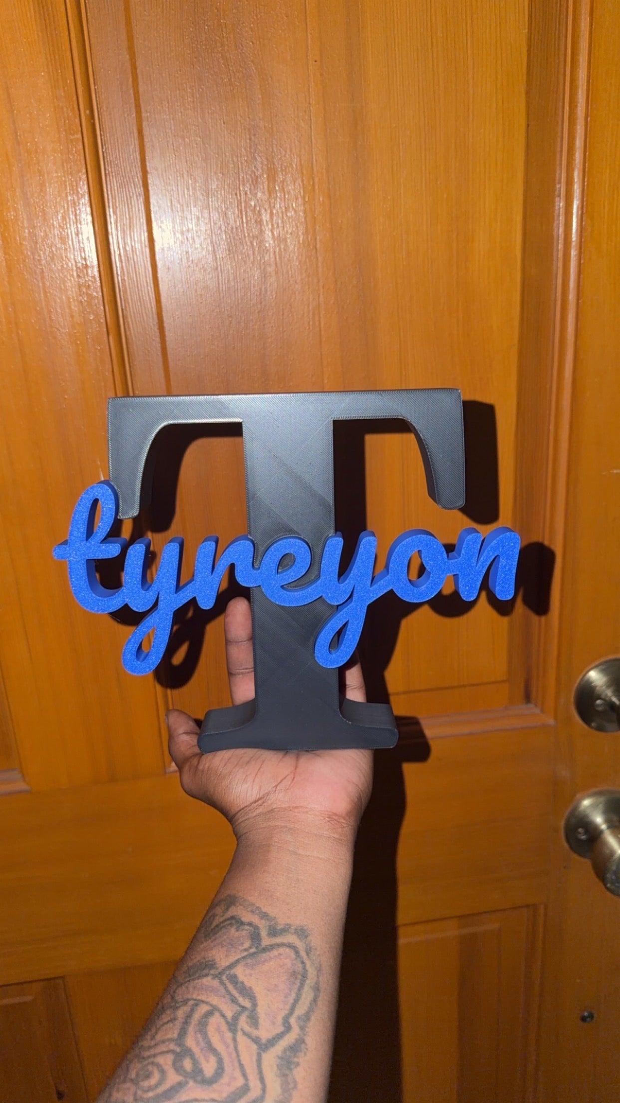 Initial & Name Room Decor Sign