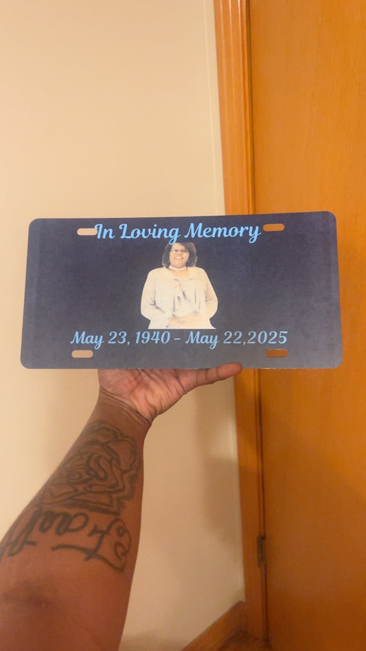 Personalized Car Tag