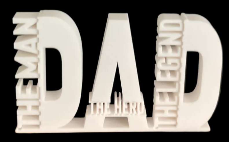 Dad Hero Sign